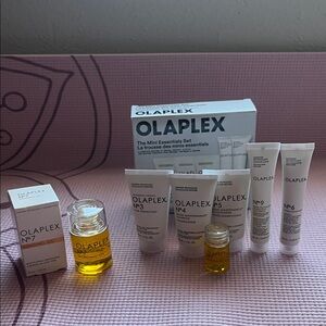 OLAPLEX Mini Essentials Set with Yellow Bonding Oil and White Tubes